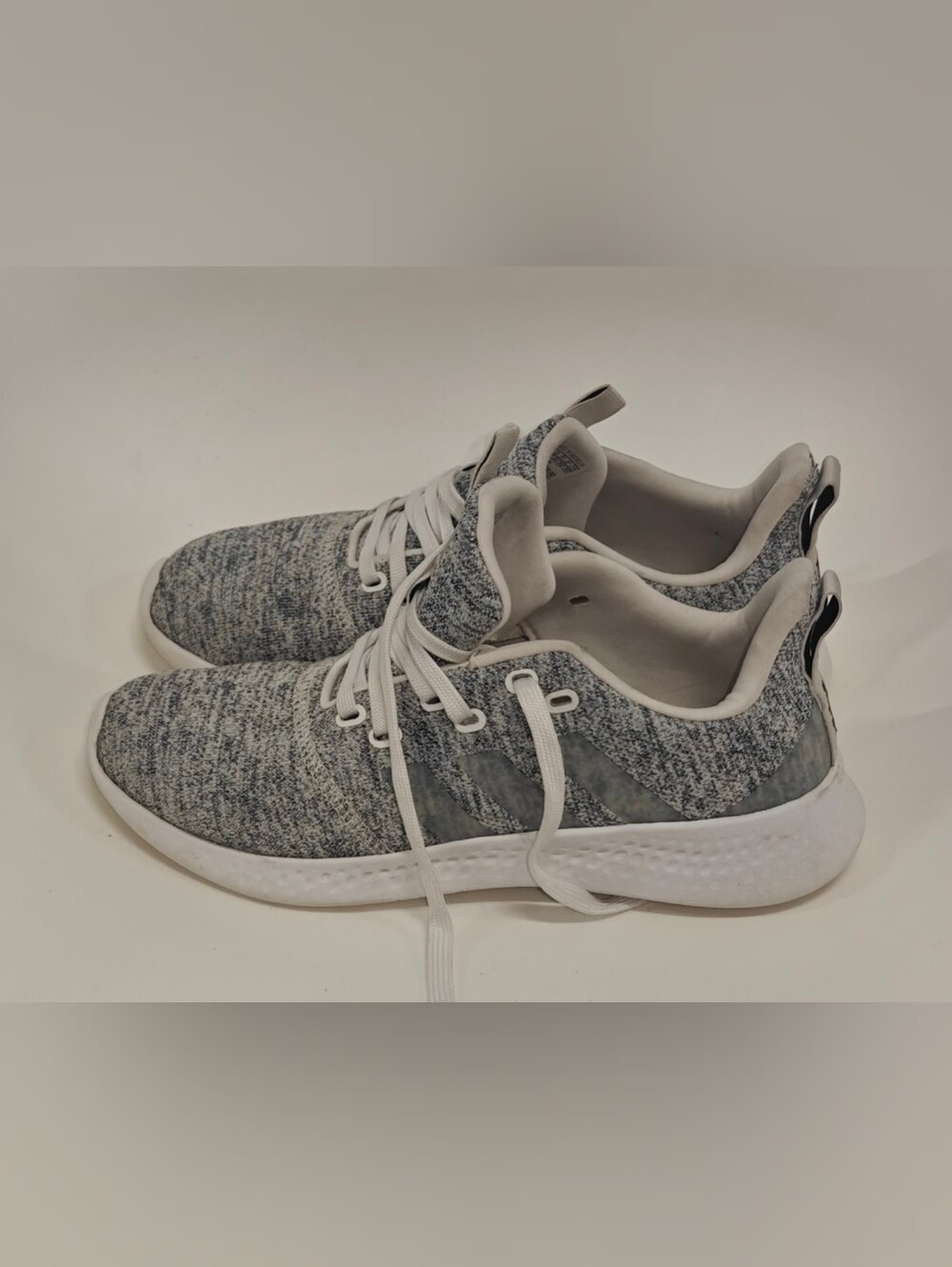 Adidas Womens Puremotion Running Shoes Gray Size 9 Lightweight Sneakers